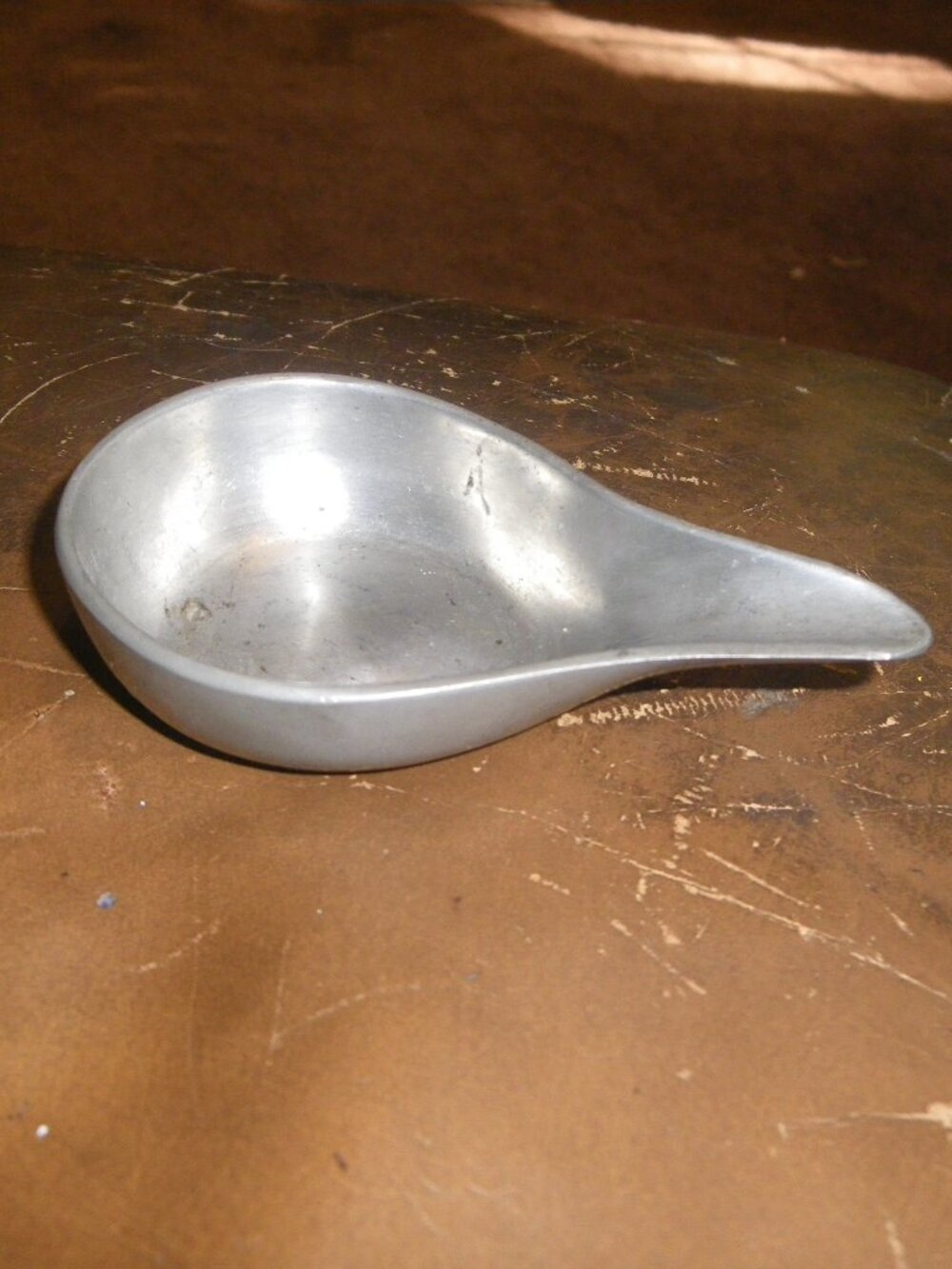 Vintage Williamsburg Stieff Pewter CW64-12 Cooking Utensil Rest Nice Patina!